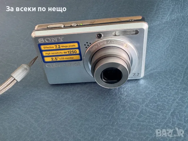 Цифров фотоапарат Sony CyberShot DSC-S750 , 7.2MP , 3x Zoom ,  Sony DSC-S750, снимка 13 - Фотоапарати - 56229084