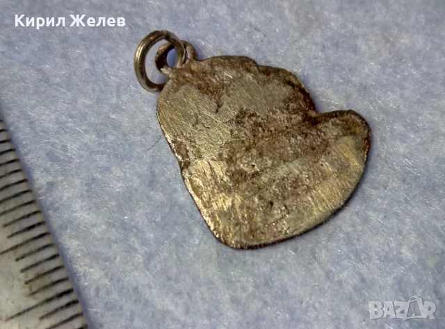 СТАРА КАТОЛИЧЕСКА СРЕБЪРНА ИКОНКА ИКОНА СРЕБРО ВИСОКА ПРОБА РЪЧНА ХУДОЖЕСТВЕНА ИЗРАБОТКА 33980, снимка 5 - Антикварни и старинни предмети - 50542198