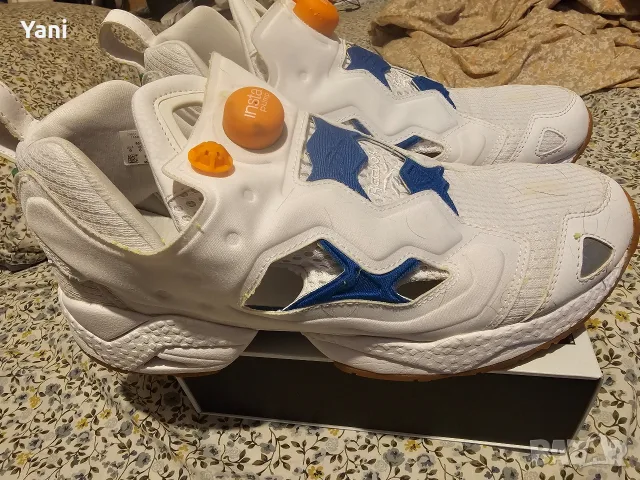 Reebok Instapump Fury 95 в разцветка White/Vector B EU 42 стелка 27 сантиметра , снимка 5 - Маратонки - 56034656