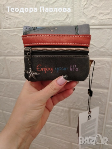 Дамско портмоне Janet Paris, снимка 3 - Портфейли, портмонета - 53393220