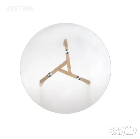 Декоративна кръгла маса от стъкло, 50х45см. , снимка 2 - Декорация за дома - 48996693