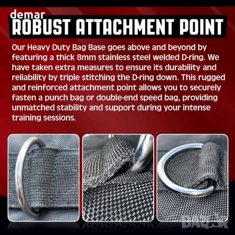 BULL DOZA FIGHT WEAR Основа за тежък чувал, снимка 5 - Бокс - 42225943