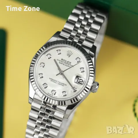 Rolex Datejust 31mm Steel MOP Dial Diamond Jubilee Дамски Различни Варианти, снимка 6 - Дамски - 48182867