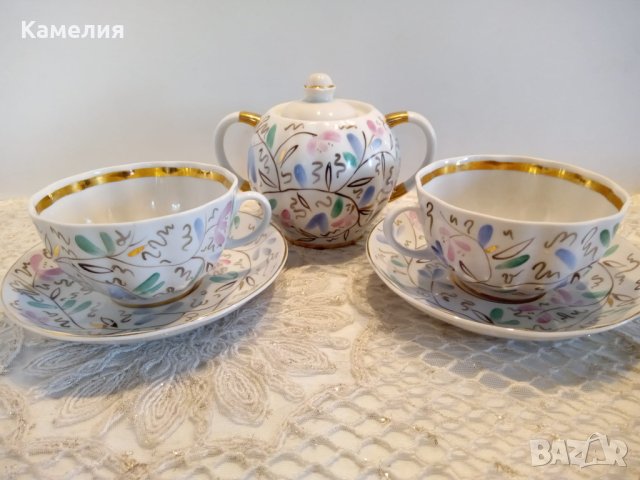 Руски порцелан. Захарница ЛФЗ