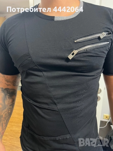 Мъжка тениска с ципове, снимка 3 - Тениски - 51884197