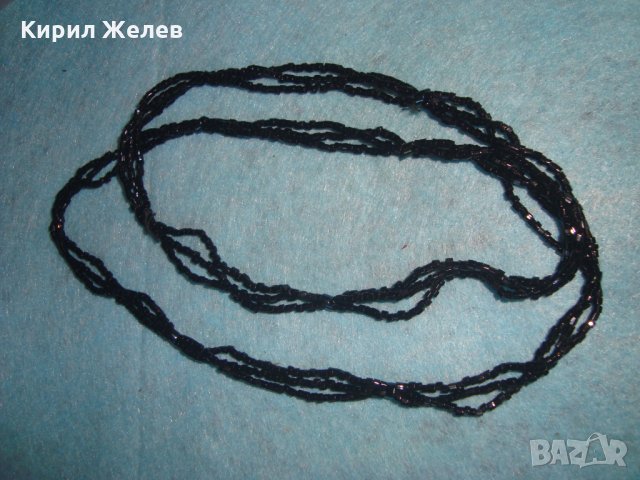 СТАРО МЪНИСТЕНО РЕТРО АРТ-НУВО СТИЛ КОЛИЕ НАНИЗ ГЕРДАНЧЕ РЪЧНА РАБОТА 26637, снимка 2 - Антикварни и старинни предмети - 34806048