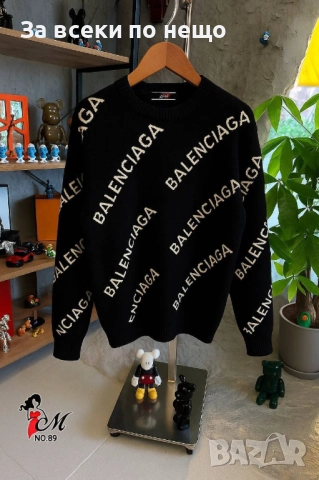 Balenciaga Мъжка Блуза С Дълъг Ръкав Баленсиага - 3 Налични Цвята Код SK55, снимка 3 - Блузи - 52474820