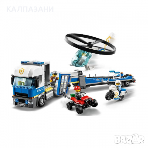 LEGO CITY Полицейски превоз с хеликоптер 60244, снимка 6 - Конструктори - 36208624