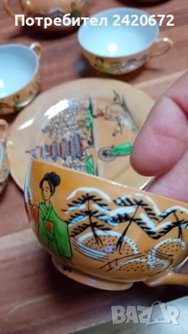 японски костен порцелан за допълване, снимка 3 - Антикварни и старинни предмети - 52559303