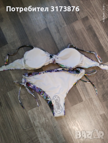 Бански костюм в лилаво, снимка 4 - Бански костюми - 51492392