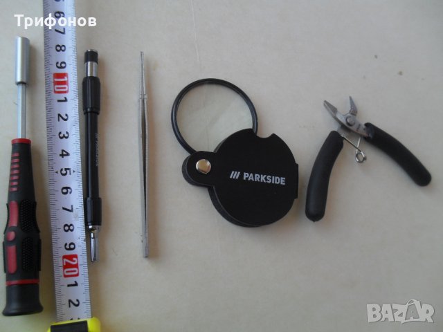 Отвертка бит клещи лупа пинсета ЗА ФИНА МЕХАНИКА НЕМСКИ ОРИГИНАЛ на „РARKSIDЕ“-35ч, снимка 6 - Отвертки - 39362727