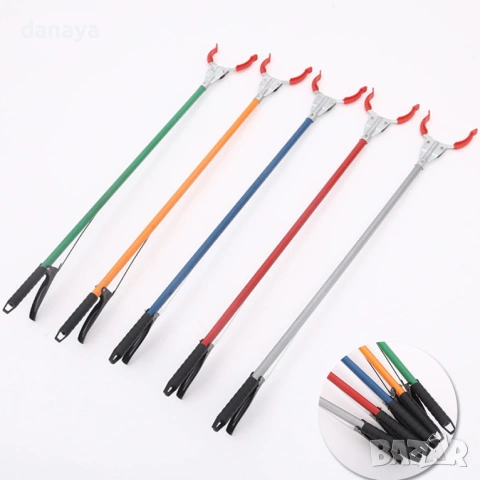 2272 Метална щипка за отпадъци хващач помощна щипка за боклук, снимка 7 - Мопове, кофи, четки и метли - 53456706