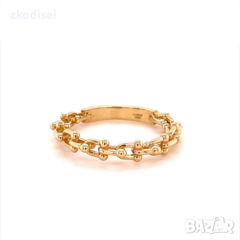Златен дамски пръстен Tiffany 3,17гр. размер:57 14кр. проба:585 модел:16925-5, снимка 1 - Пръстени - 41179863