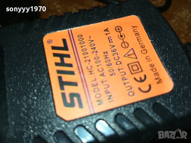 STIHL CHARGER+BATTERY PACK 1007231733, снимка 4 - Други инструменти - 41508564