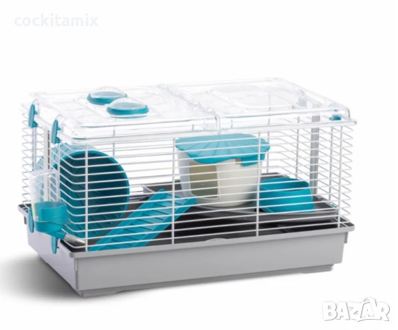 Клетка за хамстери и дребни гризачи LINO / ЛИНО - размери 45 / 27 / 26 височина