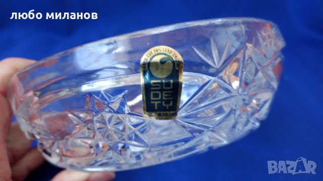 Два кристални съда, различни, снимка 8 - Аксесоари за кухня - 42473406