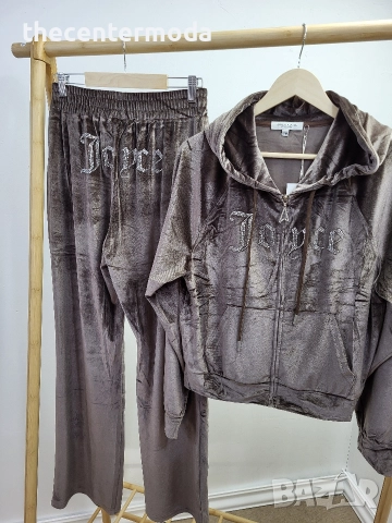 Дамски комплект от плюшена материя , снимка 3 - Спортни екипи - 52842082