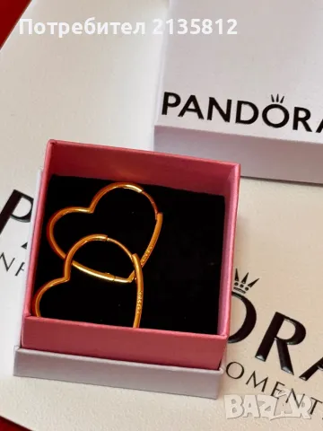 Обеци Пандора Pandora , снимка 5 - Обеци - 49882763