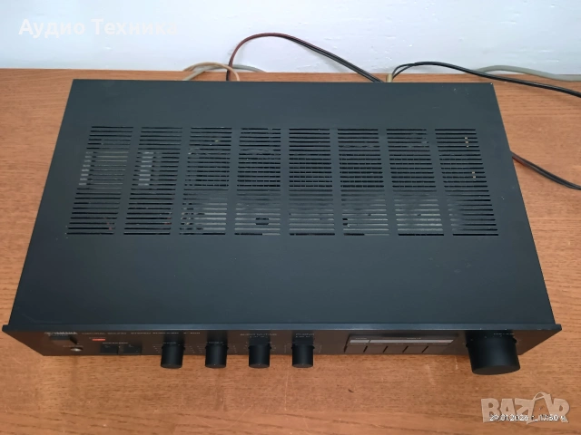 Компактен стерео усилвател Yamaha A-400. Перфектен с прекрасен звук! Изпращам видео. , снимка 10 - Ресийвъри, усилватели, смесителни пултове - 53291189