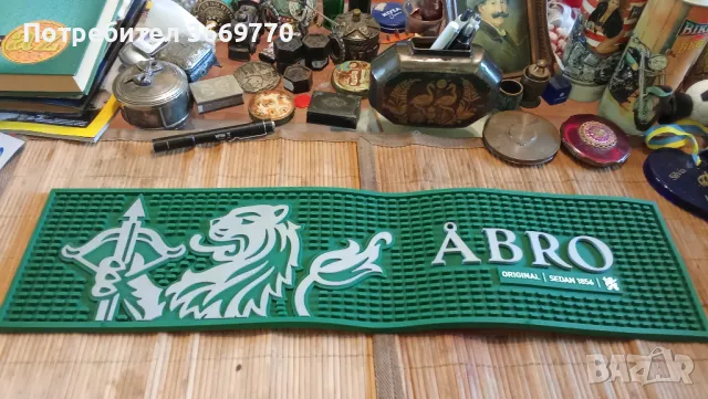 Колекционерска подложка гумена бирена, снимка 1