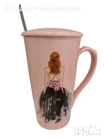 Чаша с момиче , снимка 1