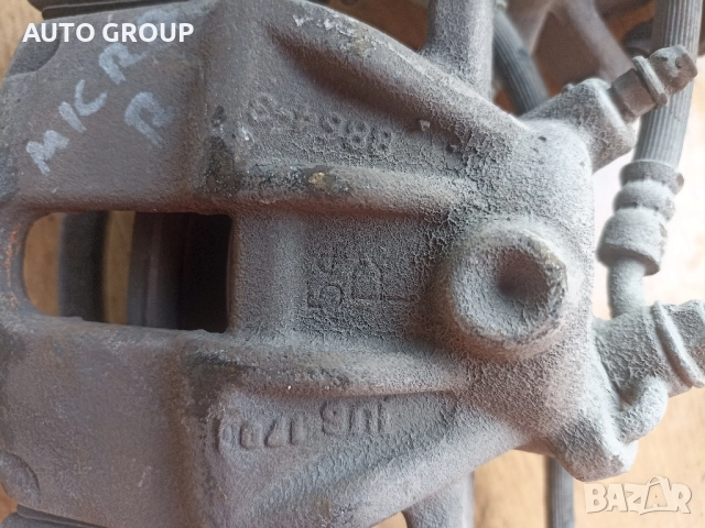 Предни спирачни апарати за Нисан Микра К12 / Nissan Micra K12, снимка 3 - Части - 52716559