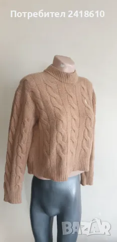 POLO Ralph Lauren Cable Wool / Cashmere Knit Womens Size S НОВО! ОРИГИНАЛ! Дамски Поло Пуловер !, снимка 3 - Блузи с дълъг ръкав и пуловери - 48884962