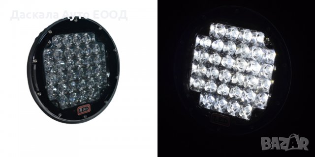 1 бр. кръгъл ЛЕД Бар LED bar халогени Jumbo 96W , SG0296B, снимка 3 - Аксесоари и консумативи - 40179650