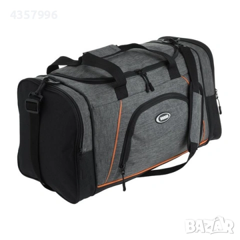 Сак за пътуване, С джобове и презрамка, Сив , снимка 2 - Сакове - 53287206