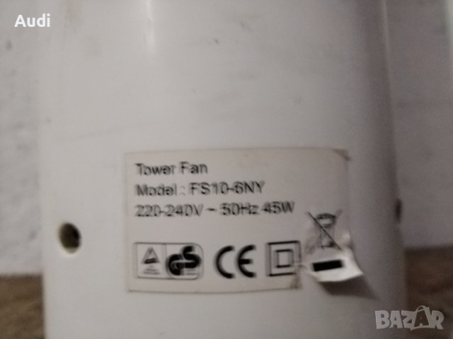 Колонен вентилатор OFFICE 45W 3 скорости (ниска, средна и висока) и 3 режима. Въздушен поток: 180 м/, снимка 4 - Вентилатори - 41689691