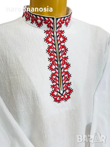 МЪЖКА РИЗА С БРОДИРАНА ШЕВИЦА - Модел 2, снимка 5 - Други - 45935234