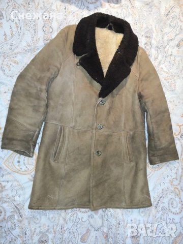 мъжки кожух овча кожа - изключително топъл и в най-студените дни