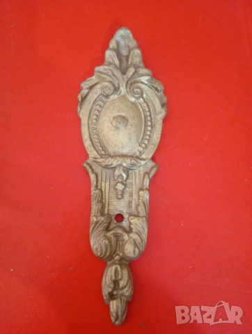 стара метална апликация,обков, снимка 2 - Други ценни предмети - 53075343
