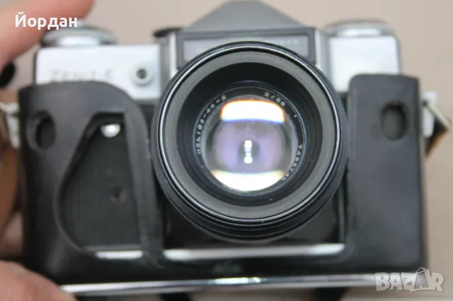 СССР фотоапарат ''Zenit-E'' обектив ''Helios 44-2/2-58'', снимка 2 - Фотоапарати - 48444300