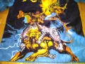 Риза маркова на  Excellent X2K Gyber Goth Anime Grunge Tiger Lion Fighting размер Л  отлична, снимка 2