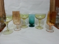 Ретро стъклени чаши , снимка 1 - Антикварни и старинни предмети - 36075202