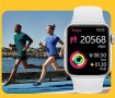 Нов Водоустойчив Смарт часовник  за iOS Android Фитнес тракер за Жени Мъже 1,85 инча Подарък, снимка 5