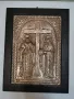 Гръцка сребърна икона Константин и Елена, снимка 3