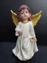 Висок Златен ангел от висококачествен полирезин , снимка 1 - Статуетки - 42689933