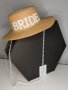 Bride / булка сламена шапка, снимка 1 - Шапки - 41349992