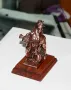 Статуетка-сувенир "Кон и ездач".Медна галванопластика., снимка 4