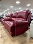 Червени дивани две двойки - естествена кожа, снимка 9
