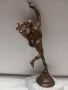 Меркурий бронзова или месингова пластика, снимка 9