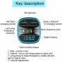 FM трансмитер Bluetooth 5.0, T25, ВОЛТМЕТЪР, MP3, micro SD, 2 x USB, 3.4А, снимка 6