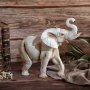Статуетка Слон Фигура Животно Африка 30см, снимка 1 - Декорация за дома - 42517697