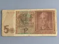 Трети райх - Банкнота - Германия - 5 марки | 1942г., снимка 1