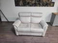 Кремав диван двойка от плат, снимка 1