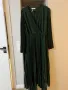 Wow 🤩 Разкошна нова  плисирана плисе солей тъмно зелена елегантна дълга рокля, снимка 10