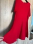 Червена рипсена рокля H&M, снимка 2