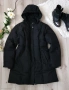 Черно зимно яке с качулка водо и ветро непромокаема материя , снимка 4